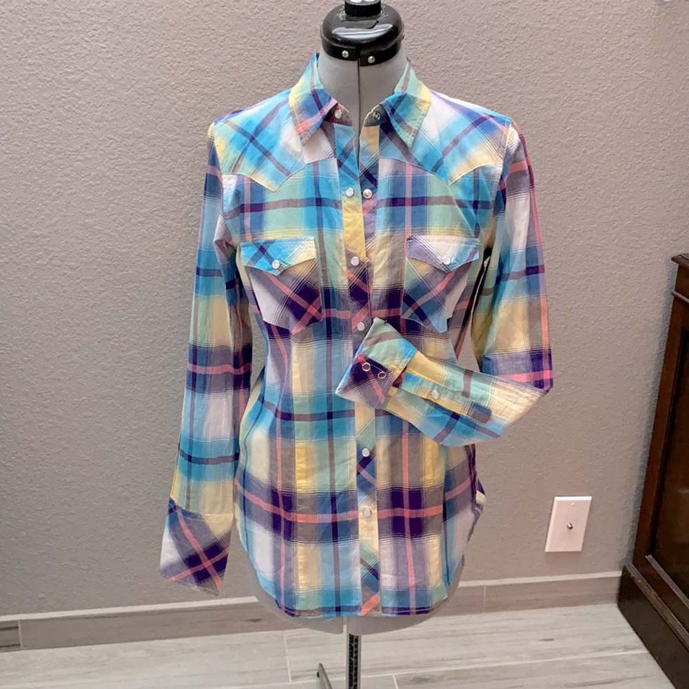Plaid Tin Haul women’s button down